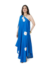 Load image into Gallery viewer, Electric Blue One Shoulder Dress
