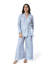 Load image into Gallery viewer, Silver Tissue Pant Suit
