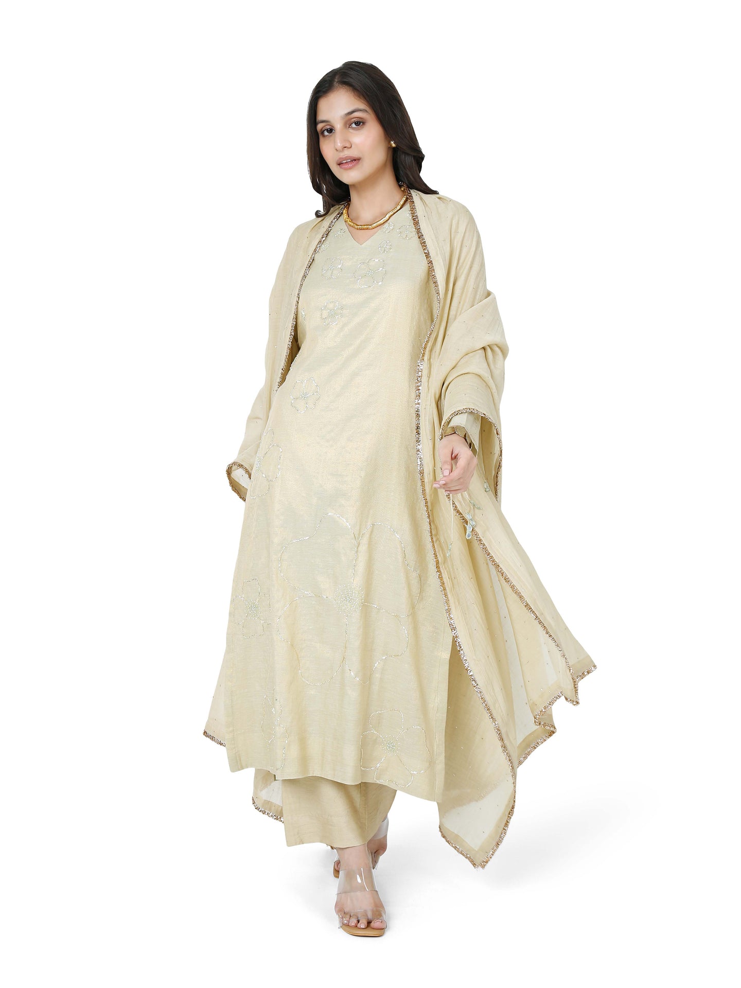 Green Pita Kurta Set