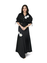 Load image into Gallery viewer, Black Skirt Shirt Set
