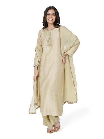 Green Chand Straight Kurta Set