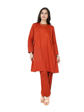 Load image into Gallery viewer, Brick Short Kurta With Pant Set
