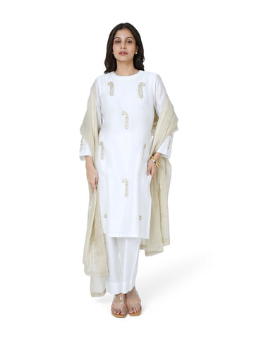 White Keri Kurta Set