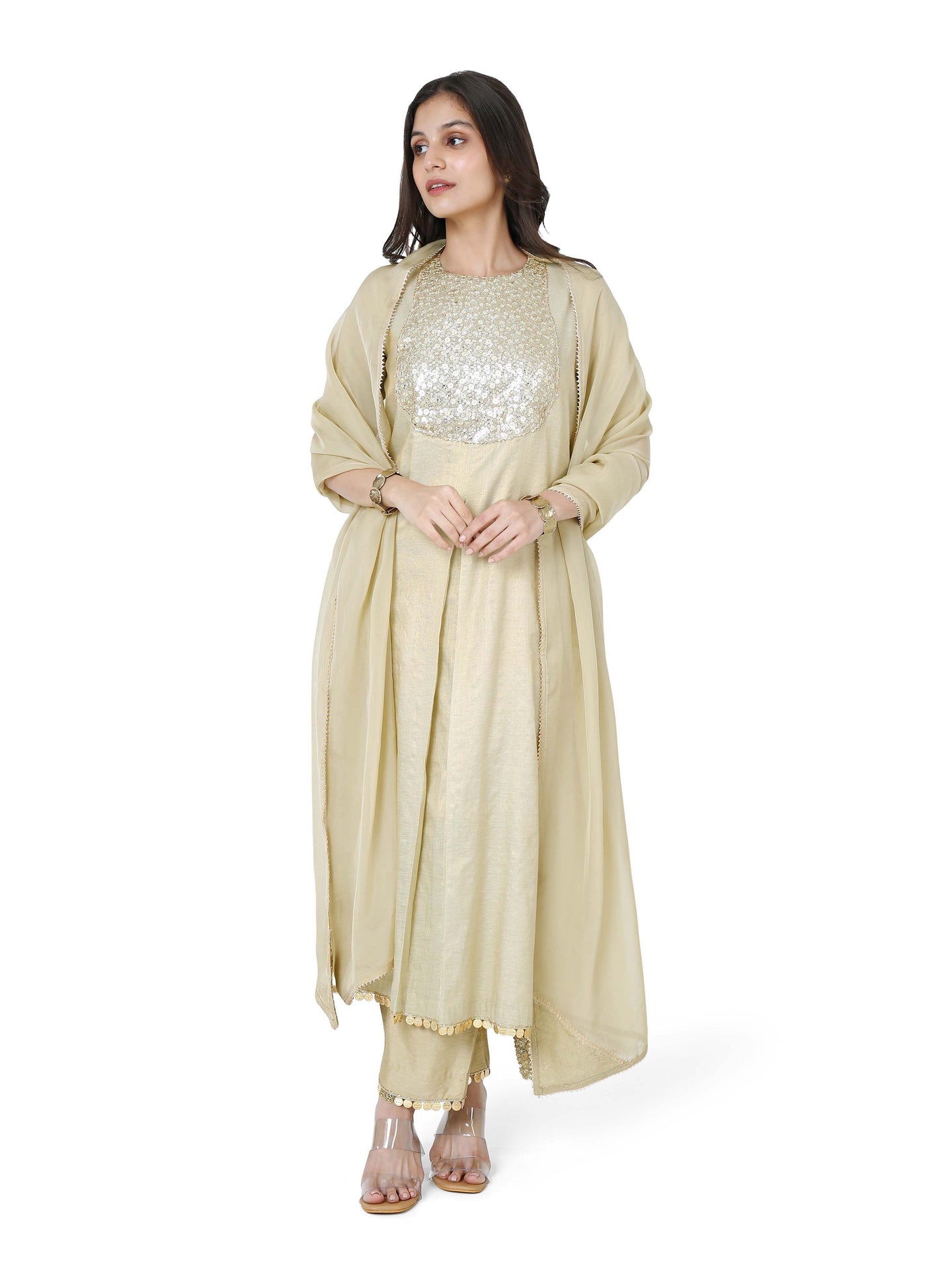 Pista Green Ghada Kurta Set