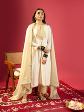 Load image into Gallery viewer, Off-White Straight Long Kurta Set
