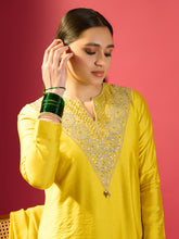 Load image into Gallery viewer, Mustard Dhoti &amp; Kurta Set
