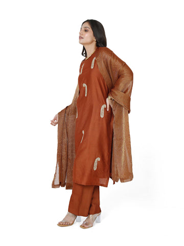 Chocolate Brown Keri Kurta Set