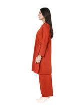 Load image into Gallery viewer, Brick Short Kurta With Pant Set
