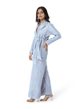 Load image into Gallery viewer, Silver Tissue Pant Suit
