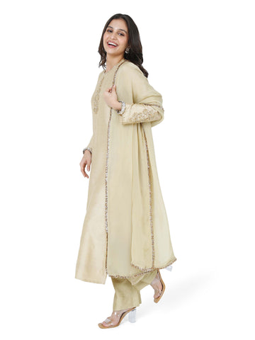 Green Chand Straight Kurta Set