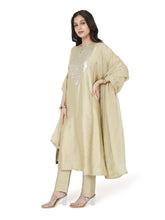 Load image into Gallery viewer, Pista Green Kali Kurta Set
