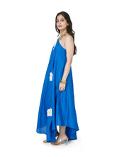 Load image into Gallery viewer, Electric Blue One Shoulder Dress
