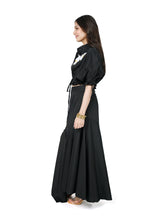 Load image into Gallery viewer, Black Skirt Shirt Set
