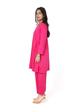 Load image into Gallery viewer, Pink Short Kurta With Pant Set
