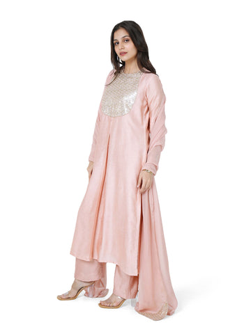 Dusty Pink Ghada Kurta Set