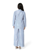 Load image into Gallery viewer, Silver Tissue Pant Suit
