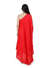 Load image into Gallery viewer, Red One Shoulder Dress
