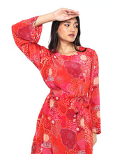 Load image into Gallery viewer, Red Kaftan Dress
