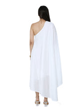 Load image into Gallery viewer, White One Shoulder Dress
