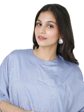 Load image into Gallery viewer, Grey Cape Kurta Set
