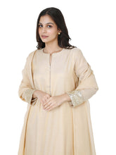 Load image into Gallery viewer, Gold Tissue Straight Kurta Set
