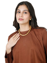 Load image into Gallery viewer, Brown Short Kurta With Pant Set
