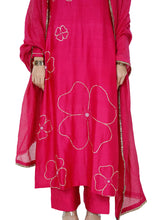 Load image into Gallery viewer, Hot Pink Pita Straight Kurta Set
