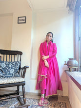 Load image into Gallery viewer, Hot Pink Chand Embroidered Kurta Set
