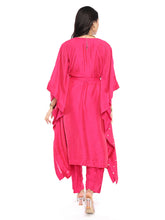 Load image into Gallery viewer, Pink Kaftan Set With Belt
