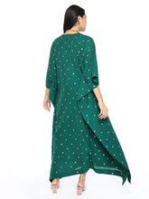 Load image into Gallery viewer, Rama Green Mogra Kaftan
