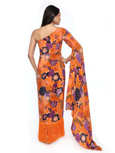 Load image into Gallery viewer, Orange One Shoulder Dress
