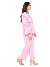 Load image into Gallery viewer, Baby Pink Badla Trench Set
