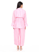 Load image into Gallery viewer, Baby Pink Badla Trench Set
