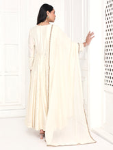 Load image into Gallery viewer, Ivory Mogra Anarkali Set
