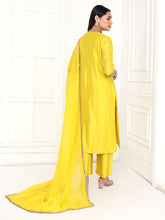 Load image into Gallery viewer, Mustard Kurta Set With Yoke
