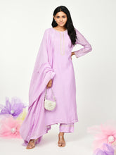 Load image into Gallery viewer, Lilac Tilla Chaav Kurta Set
