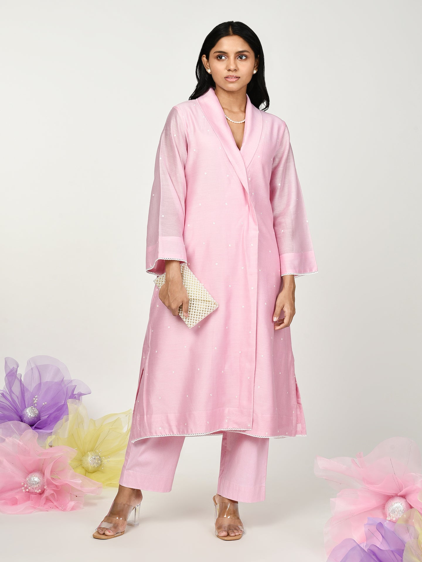 Summer Jacket Kurta Set