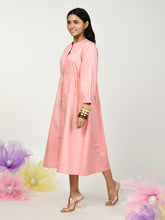 Load image into Gallery viewer, Pink Summer Elastic Dress
