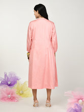 Load image into Gallery viewer, Pink Summer Elastic Dress
