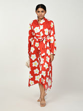 Load image into Gallery viewer, Red Summer Handkerchief Dress
