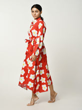 Load image into Gallery viewer, Red Summer Handkerchief Dress
