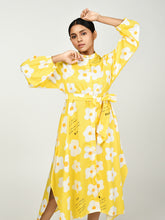 Load image into Gallery viewer, Sunshine Yellow Summer Handkerchief Dress
