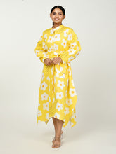 Load image into Gallery viewer, Sunshine Yellow Summer Handkerchief Dress
