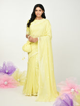 Load image into Gallery viewer, Yellow Chaav Saree
