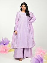 Load image into Gallery viewer, Lilac Chaav Pleated Kurta Set
