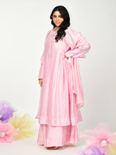 Load image into Gallery viewer, Baby Pink Chaav Pleated Kurta Set
