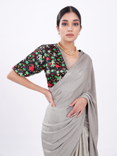 Load image into Gallery viewer, Grey Cocktail Saree
