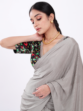 Load image into Gallery viewer, Grey Cocktail Saree
