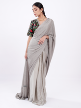 Load image into Gallery viewer, Grey Cocktail Saree
