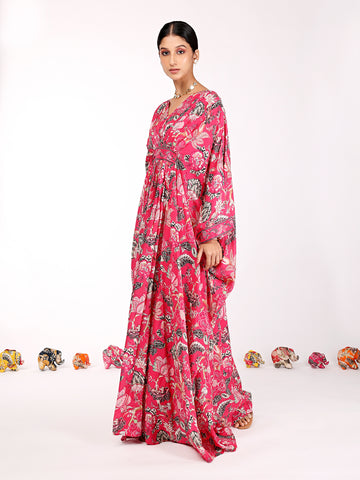 Pink Bahaar Kaftan